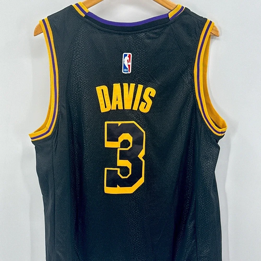 LA Lakers Anthony Davis #3 NBA Nike Swingman Mamba Skin‎ Jersey Size 50 (XL)